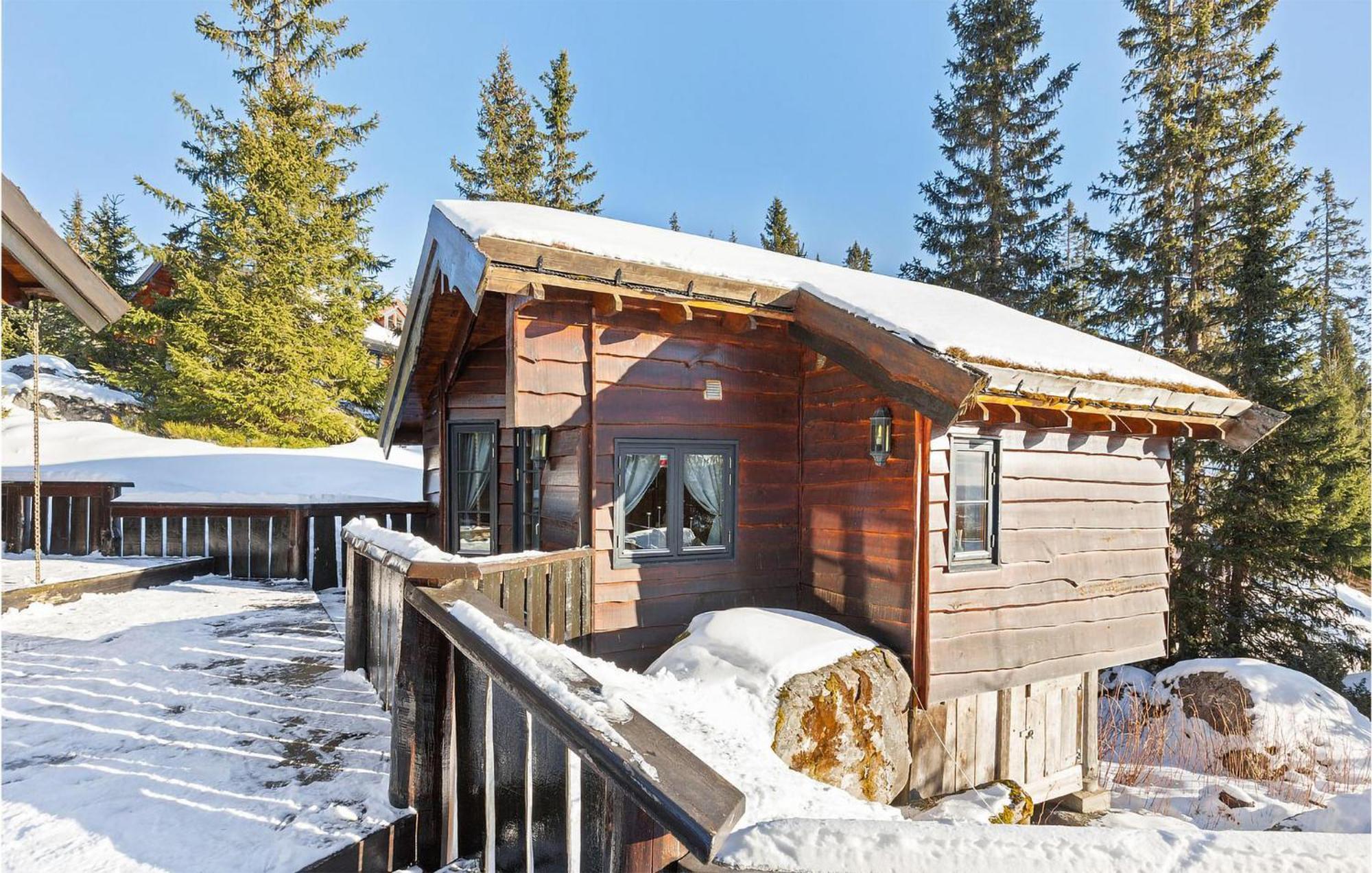 Gorgeous Home In Oyer With Sauna Buitenkant foto